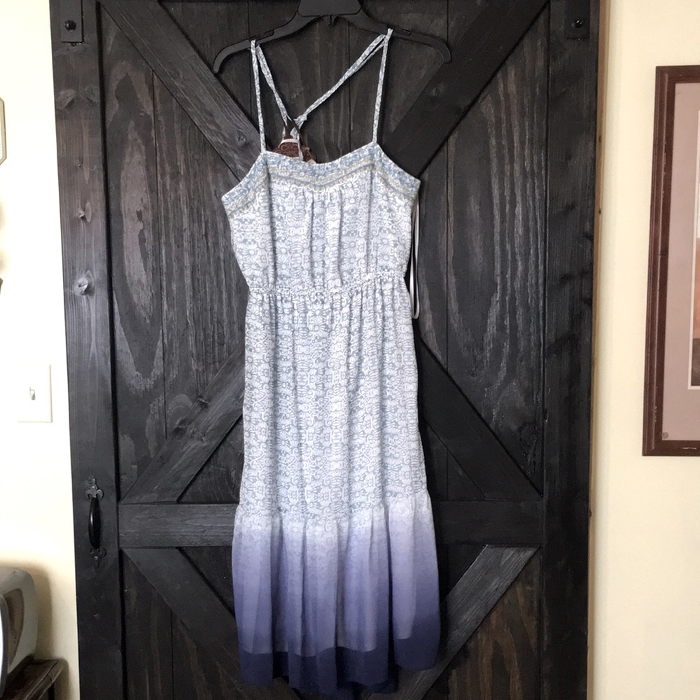 NWT - strapless summer boho dress